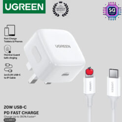 UGREEN 20W PD Fast USB Charger Quick Charge 4.0 3.0 Charger compatible