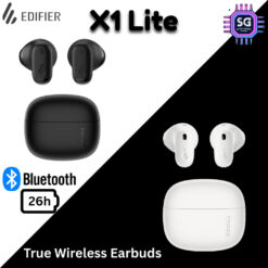 Edifier X1 Lite True Wireless Earphones with EDIFIER ConneX Customization App Black/White