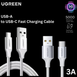 UGREEN 3A Type C Fast Charge 480Mbps Nylon Braided