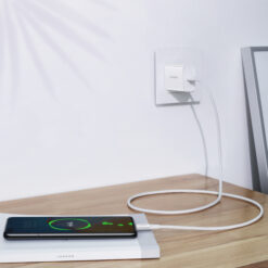 Alternative view of UGREEN USB C To USB C Cable 60W PD Fast Charge Type C 3A Fast Charging Nylon Braided Cable