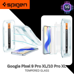 2 Pack] Spigen Google Pixel 10 Pro XL / Pixel 9 Pro XL Screen Protector Glas.tR EZ Fit Google Pixel Tempered Glass
