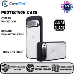 Case Pro Google Pixel 9 Pro XL / Pixel 8 Pro Clear Black
