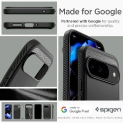 Alternative view of Spigen Google Pixel 9 / Pixel 9 Pro/ Pixel 9 Pro XL Case Rugged Armor Mil-Grade Protection
