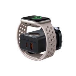 Alternative view of MCDODO 2-IN-1 30W TRAVEL CHARGER WITH BUILT-IN IP WATCH CHARGER