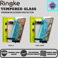 Ringke Tempered Glass Compatible with Google Pixel 8/8 Pro Screen Protector Multi Layer Protective
