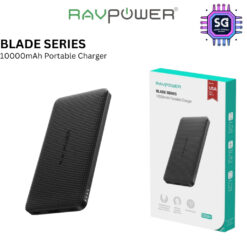 RAVPower Slim Powerbank PD QC 3.0 Portable Charger - Black (10000mAh/18W) RP-PB094