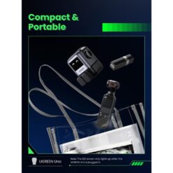 Alternative view of UGREEN UNO RobotGaN 65W GaN USB C USB A Charger Mini Robot Nexode 3 Ports Fast Charger [UK]
