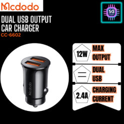 Mcdodo Dual USB Output Car Charger