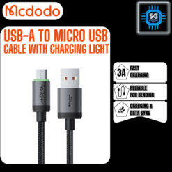 Mcdodo USC-A To Micro USB Cable with Charging Light