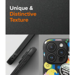 Alternative view of Ringke Onyx Design Compatible iP 15 Pro Rugged Shockproof Dirt Resistant TPU No