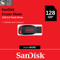SanDisk Cruzer Blade USB 2.0 Flash Drive (128GB)