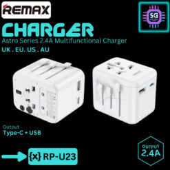 REMAX Astro Series 2.4A Multifunctional Charger RP-U23 adapter universal
