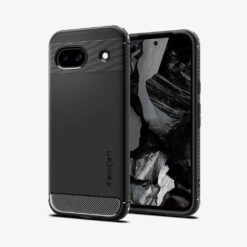 Alternative view of Spigen Pixel 8A Rugged Armor Matte Black - Original Ready Stock From KL