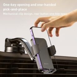 Alternative view of Yesido Car Holder Suction And Windshield Phone Holder [C172]