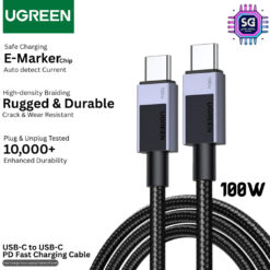 UGREEN USB-C TO USB-C PD FAST CHARGING CABLE 100W (1M/2M/3M)