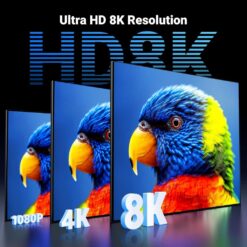 Alternative view of UGREEN HDMI To HDMI 2.1 Cable 8K 60Hz 4K 120Hz 48Gbps HDR Dolby Vision eARC Dolby Atmos Laptop