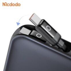 Alternative view of MCDODO 45W LED Display Fast Charging Power Bank 10000mAh Built-in USB-C Retractable Cable MC 5920