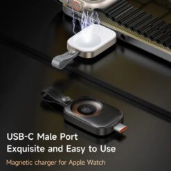 Alternative view of Mcdodo USB-C (Male) Magnetic Wireless Charger For iP Watch