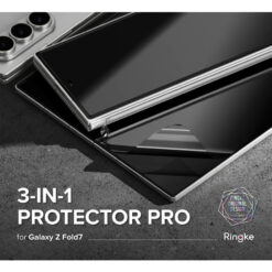 Alternative view of RINGKE 3-IN-1 PROTECTOR PRO Samsung Galaxy Z Fold 7 Inner Dual Easy Film Hinge Protection