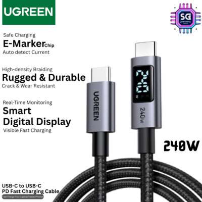 UGREEN USB-C TO USB-C PD FAST CHARGING CABLE 240W