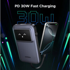 Alternative view of UGREEN UNO POWER BANK 10000MAH 30W [GREY]