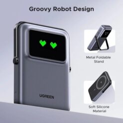 Alternative view of UGREEN UNO MAGETIC WIRELESS POWER BANK 10000MAH