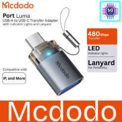 Mcdodo Port Luma USB-A to USB-C Transfer Adapter OT-740