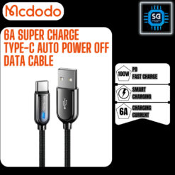 Mcdodo 6A Super Charge Type-C Auto Power Off Data Cable CA-619