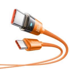 Alternative view of Mcdodo Cab Luma 100W USB-C to USB-C Cable with Transparent Design & Charging Light CA-558