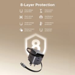 Alternative view of UGREEN NEXODE PRO GAN FAST CHARGE WITH RETRACTABLE CABLE 45W