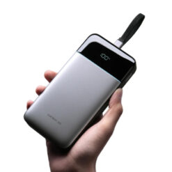 Alternative view of CUKTECH 25000mAh 120W Fast Charging Built in Cable Power Bank [Black]
