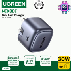 UGREEN NEXODE 30W GaN Fast Charger USB-C for All Device Enhanced Efficiency